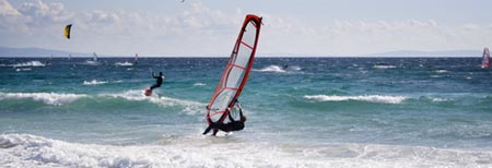 Windsurfen und Kitesurfen in Südkorsika